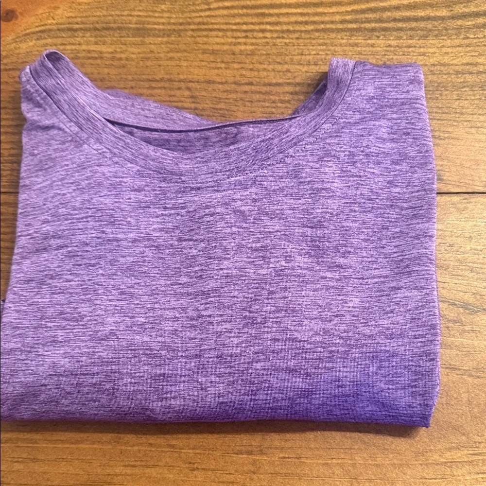 BCG Heathered Purple Long Sleeve Tee - Picture 5 of 5